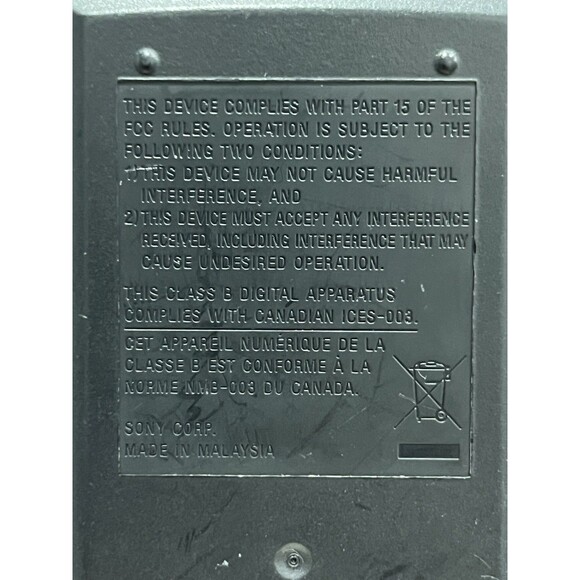 Sony RMT-D183 Portable DVD Player Remote DVDFX820 DVPFX720 DVPFX811 - Picture 3 of 3